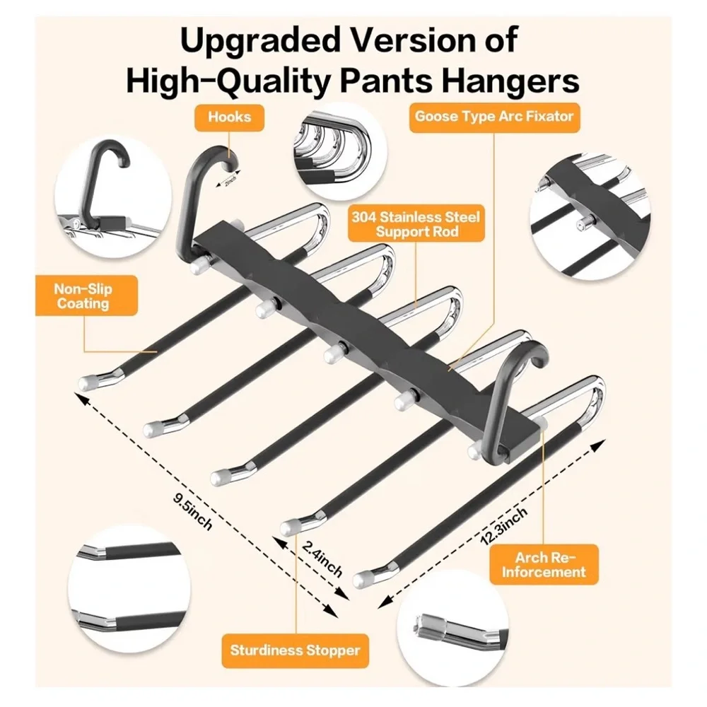 Versatile Multi-Tier Closet Hanger (A89)